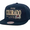 Mitchell & Ness Snapback-With Love Snapback Colorado Avalanche
