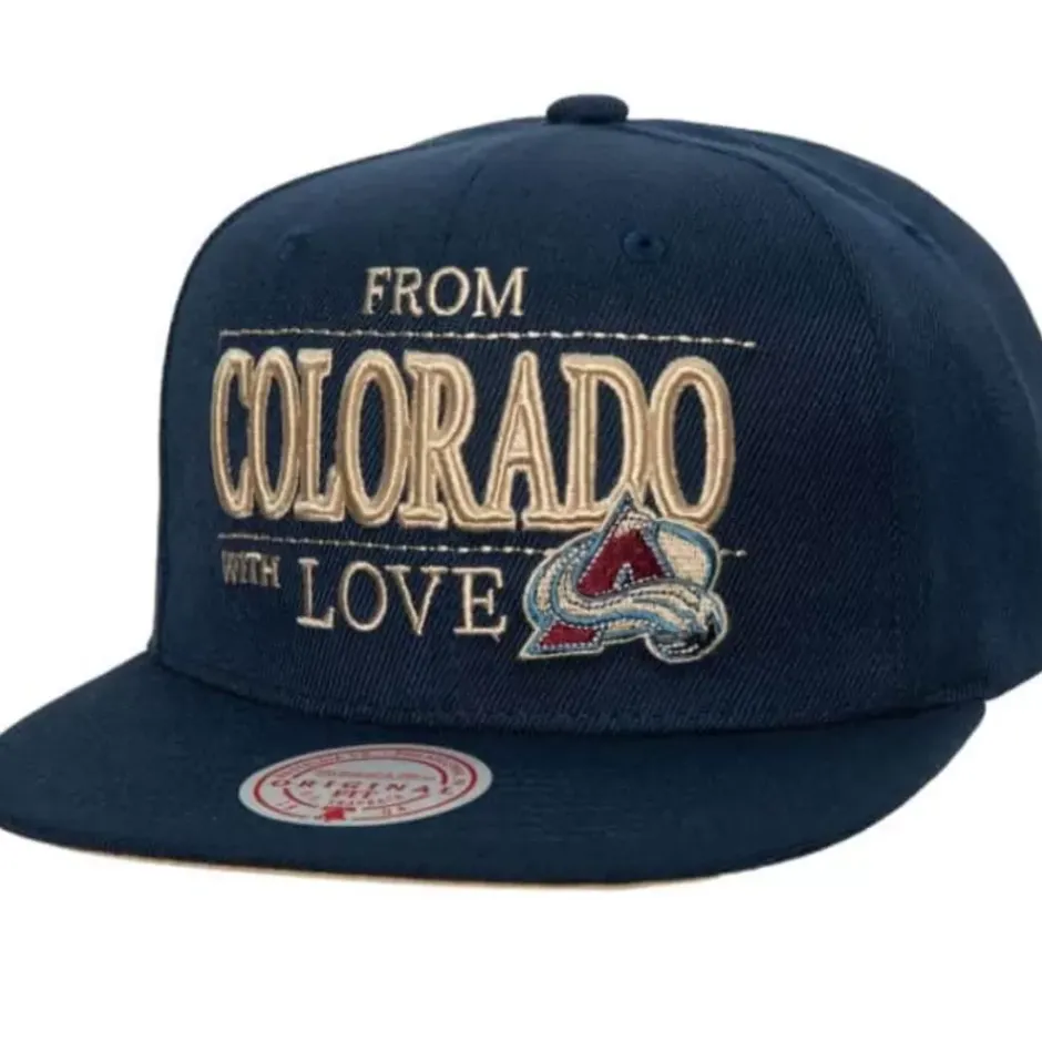 Mitchell & Ness Snapback-With Love Snapback Colorado Avalanche