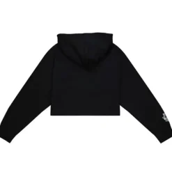 Woman Mitchell & Ness Hoodies & Sweatshirts-Womens Big Face 4.0 Crop Hoodie Boston Celtics