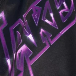 Woman Mitchell & Ness T-Shirts & Tops-Womens Big Face 4.0 Crop Tank Los Angeles Lakers