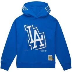 Woman Mitchell & Ness Hoodies & Sweatshirts-Women'S Big Face 7.0 Hoodie Los Angeles Dodgers