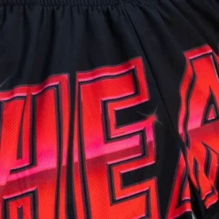 Woman Mitchell & Ness Shorts-Womens Big Face 4.0 Shorts Miami Heat