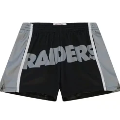 Woman Mitchell & Ness Shorts-Womens Big Face 3.0 Shorts Oakland Raiders