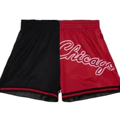 Woman Mitchell & Ness Shorts-Womens Big Face Shorts 5.0 Chicago Bulls