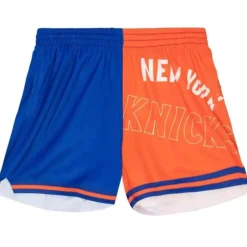 Woman Mitchell & Ness Shorts-Womens Big Face Shorts 5.0 New York Knicks