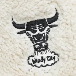 Woman Mitchell & Ness Hoodies & Sweatshirts-Womens Cozyfield Half Zip Pullover Chicago Bulls