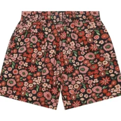 Woman Mitchell & Ness Shorts-Womens Floral Shorts Los Angeles Lakers