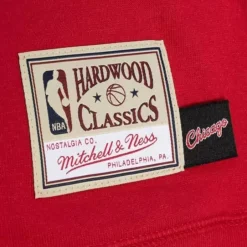 Men Mitchell & Ness Hoodies & Sweatshirts-Womens Funnel Neck Fleece 3.0 Chicago Bulls