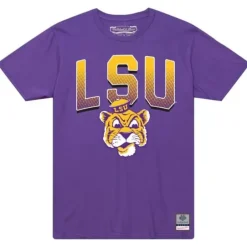 Woman Mitchell & Ness T-Shirts & Tops-Womens Halftime Tee Louisiana State University