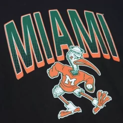 Woman Mitchell & Ness T-Shirts & Tops-Women'S Halftime Tee University Of Miami