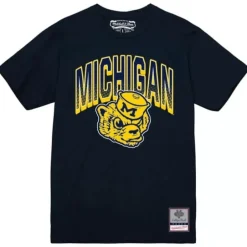 Woman Mitchell & Ness T-Shirts & Tops-Womens Halftime Tee University Of Michigan