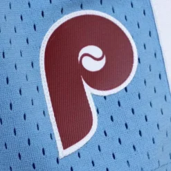 Woman Mitchell & Ness Shorts-Womens Jump Shot Shorts Philadelphia Phillies