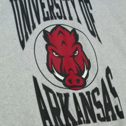 Woman Mitchell & Ness Hoodies & Sweatshirts-Women'S Logo Lightweight Crew 3.0 University Of Arkansas