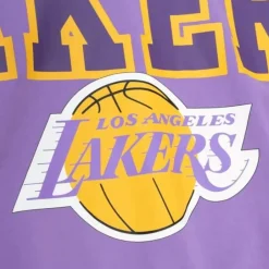 Men Mitchell & Ness Hoodies & Sweatshirts-Womens Logo Lightweight Fleece Los Angeles Lakers