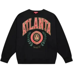 Woman Mitchell & Ness Hoodies & Sweatshirts-Womens Logo Lt Crew 2.0 Atlanta United Fc