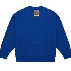 Woman Mitchell & Ness Hoodies & Sweatshirts-Womens Logo Lt Crew 2.0 Chicago Cubs