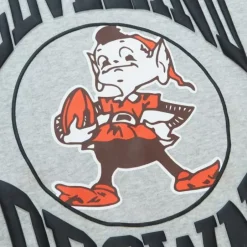 Woman Mitchell & Ness Hoodies & Sweatshirts-Women'S Logo Lt Crew 3.0 Cleveland Browns