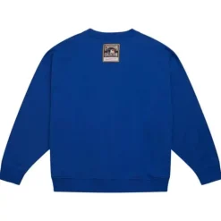 Woman Mitchell & Ness Hoodies & Sweatshirts-Womens Logo Lt Crew 2.0 Los Angeles Dodgers