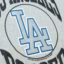 Woman Mitchell & Ness Hoodies & Sweatshirts-Women'S Logo Lt Crew 3.0 Los Angeles Dodgers