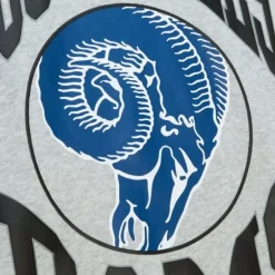 Woman Mitchell & Ness Hoodies & Sweatshirts-Women'S Logo Lt Crew 3.0 Los Angeles Rams