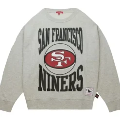 Woman Mitchell & Ness Hoodies & Sweatshirts-Women'S Logo Lt Crew 3.0 San Francisco 49Ers