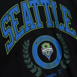 Woman Mitchell & Ness Hoodies & Sweatshirts-Womens Logo Lt Crew 2.0 Seattle Sounders Fc