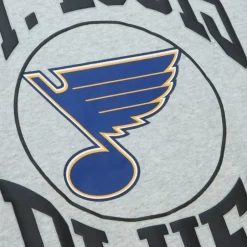 Woman Mitchell & Ness Hoodies & Sweatshirts-Women'S Logo Lt Crew 3.0 St. Louis Blues