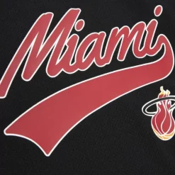 Woman Mitchell & Ness T-Shirts & Tops-Women'S Mesh Crop Tank Miami Heat