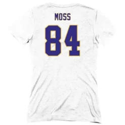 Woman Mitchell & Ness T-Shirts & Tops-Womens Name & Number Tee Minnesota Vikings Randy Moss