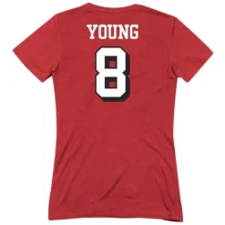 Woman Mitchell & Ness T-Shirts & Tops-Womens Name & Number Tee San Francisco 49Ers Steve Young