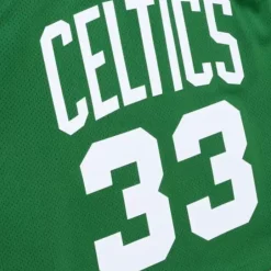 Woman Mitchell & Ness T-Shirts & Tops-Womens N&N Crop Tank Boston Celtics 1985 Larry Bird