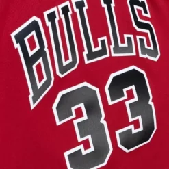 Woman Mitchell & Ness T-Shirts & Tops-Womens N&N Crop Tank Chicago Bulls 1997 Scottie Pippen