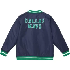 Men Mitchell & Ness Jackets & Outerwear-Womens Puffer Jacket Dallas Mavericks