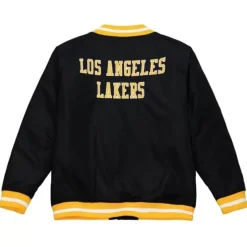 Men Mitchell & Ness Jackets & Outerwear-Womens Puffer Jacket Los Angeles Lakers