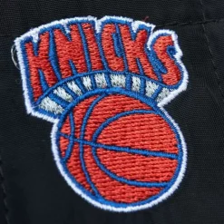 Woman Mitchell & Ness Jackets & Outerwear-Womens Quilted Puffer Jacket New York Knicks