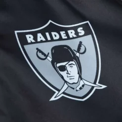 Woman Mitchell & Ness Jackets & Outerwear-Women'S Raglan Satin Jacket Oakland Raiders