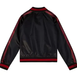 Woman Mitchell & Ness Jackets & Outerwear-Women'S Raglan Satin Jacket San Francisco 49Ers