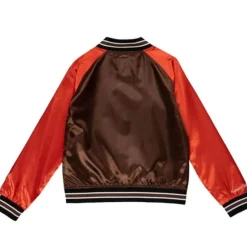 Woman Mitchell & Ness Jackets & Outerwear-Women'S Satin Jacket 2.0 Cleveland Browns
