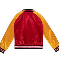 Woman Mitchell & Ness Jackets & Outerwear-Women'S Satin Jacket 2.0 Kansas City Chiefs