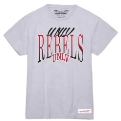 Woman Mitchell & Ness T-Shirts & Tops-Women'S Script Arc Tee Unlv