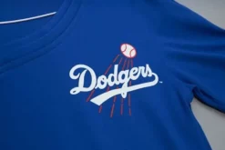 Woman Mitchell & Ness T-Shirts & Tops-Womens Ss Dress Los Angeles Dodgers