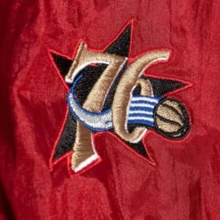 Woman Mitchell & Ness Pants-Womens Team Jogger Philadelphia 76Ers