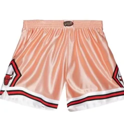 Woman Mitchell & Ness Shorts-Womens 75Th Anniversary Rose Gold Shorts Chicago Bulls