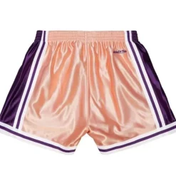 Woman Mitchell & Ness Shorts-Womens 75Th Anniversary Rose Gold Shorts Los Angeles Lakers