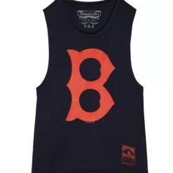 Woman Mitchell & Ness T-Shirts & Tops-Womens Tonal Logo Story Tank Boston Red Sox
