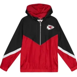 Woman Mitchell & Ness Jackets & Outerwear-Womens Windbreaker 3.0 Kansas City Chiefs