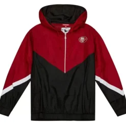 Woman Mitchell & Ness Jackets & Outerwear-Womens Windbreaker 3.0 San Francisco 49Ers