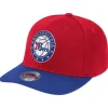 Mitchell & Ness Snapback-Wool 2 Tone Classic Red Snapback Philadelphia 76Ers