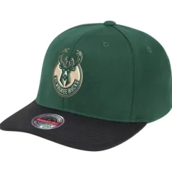 Mitchell & Ness Snapback-Wool 2 Tone Classic Red Snapback Milwaukee Bucks
