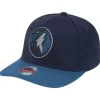 Mitchell & Ness Snapback-Wool 2 Tone Redline Snapback Minnesota Timberwolves